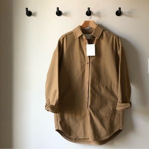 Oak & Fort: Canvas Utility Shacket